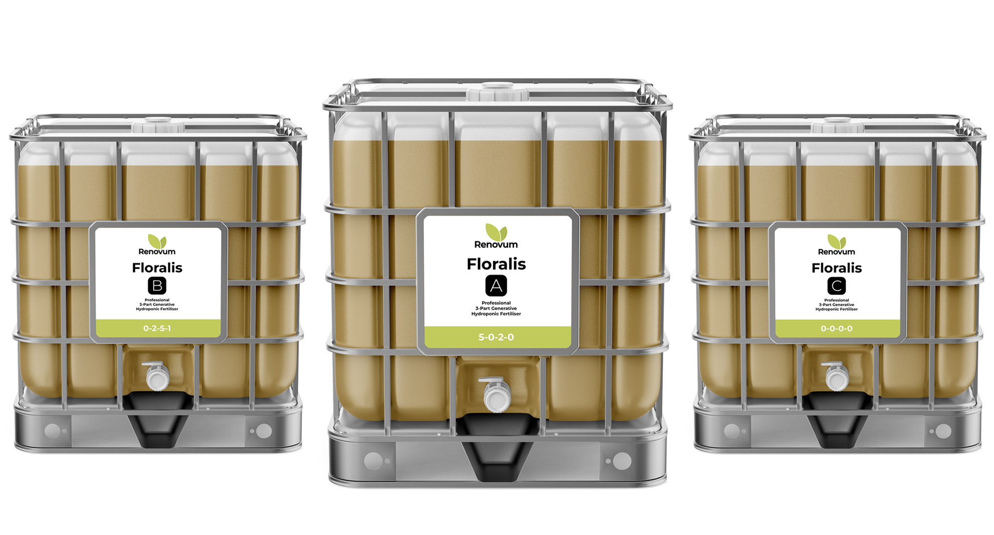 Renovum Floralis A, B and C IBC totes
